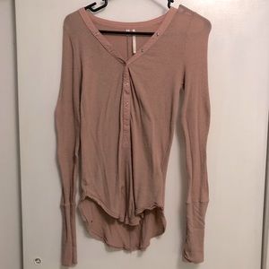 Jersey button up top